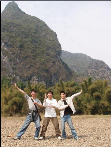 ３人行　　！！！